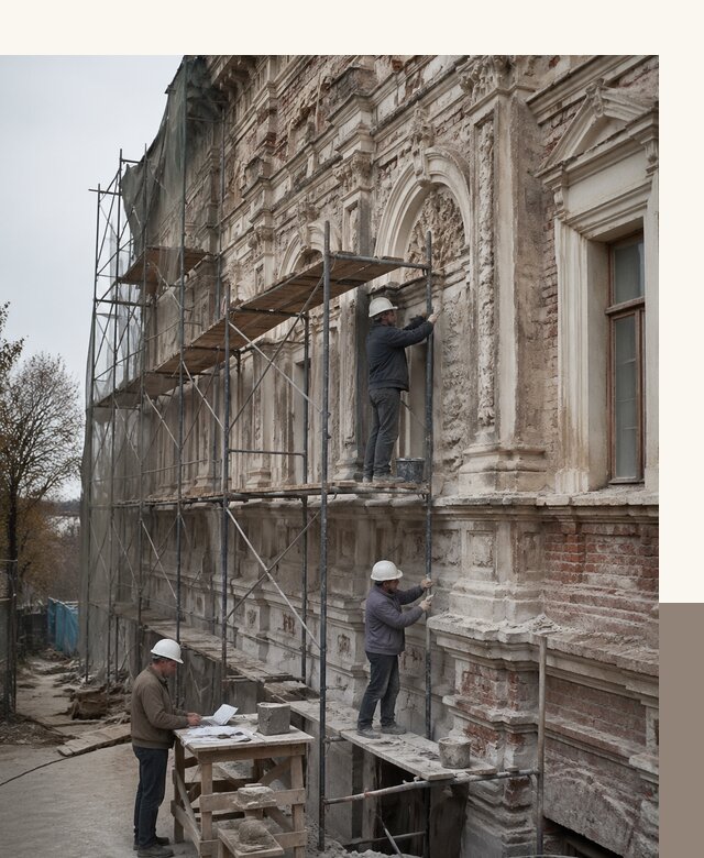 Реставрация объектов культурного наследия под ключ в Апшеронске