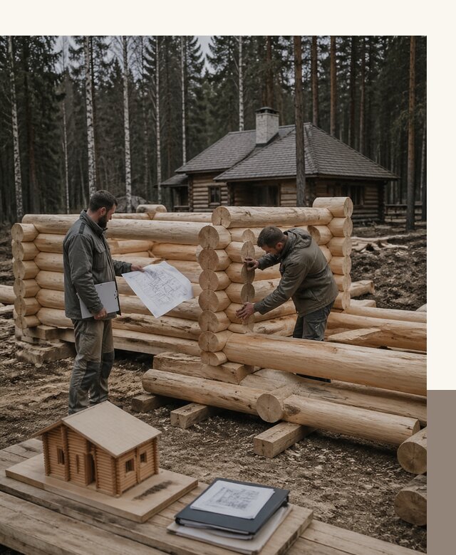 Проектирование и строительство домов из бревна в Апшеронске